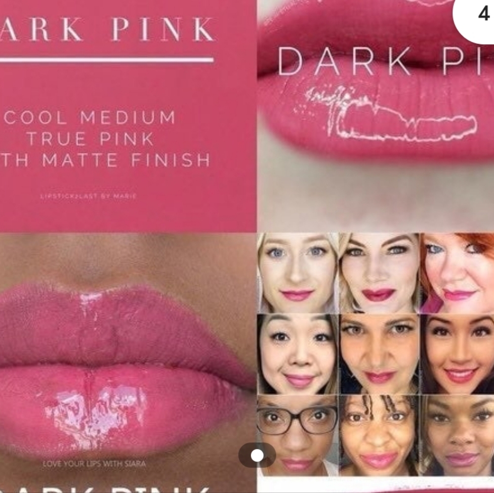 Dark pink lipsense